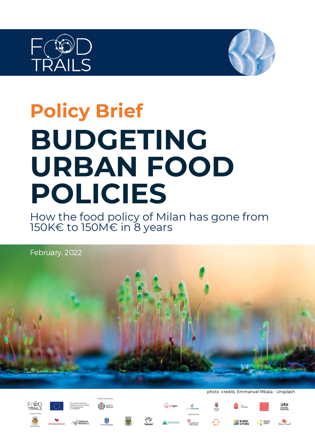 Policy Brief “Budgeting Urban Food Policies” – English version